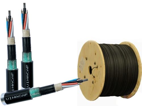Cáp quang cống kim loại 48 sợi Vinacap CKL-48Fo ( 48FO , 48 core )